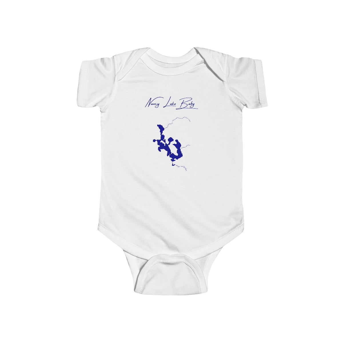 Alaska  Nancy  Lake  Onesie  front  position  view  from  front  white.webp