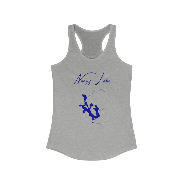 Alaska  Nancy  Lake  Racerback-Tank  front  position  view  from  front  heather  grey.webp