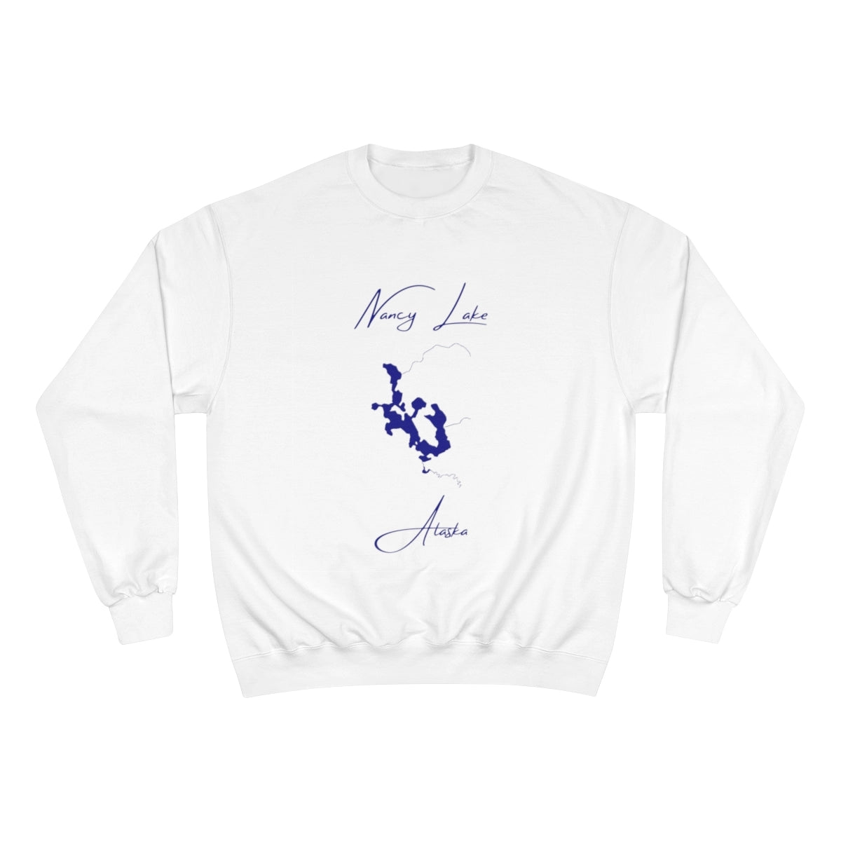 Alaska  Nancy  Lake  Sweatshirt  front  position  view  from  front  white.webp
