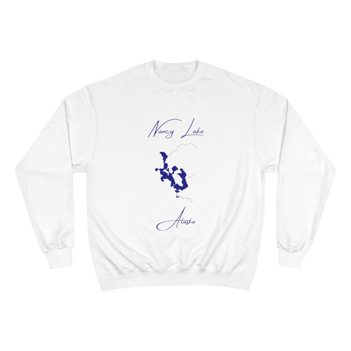 Alaska  Nancy  Lake  Sweatshirt  front  position  view  from  front  white.webp