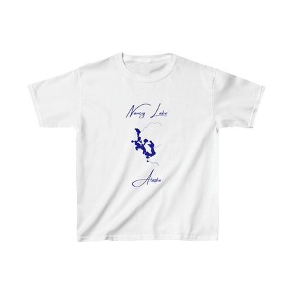 Alaska  Nancy  Lake  Youth  T-shirt  front  position  view  from  front  white.webp