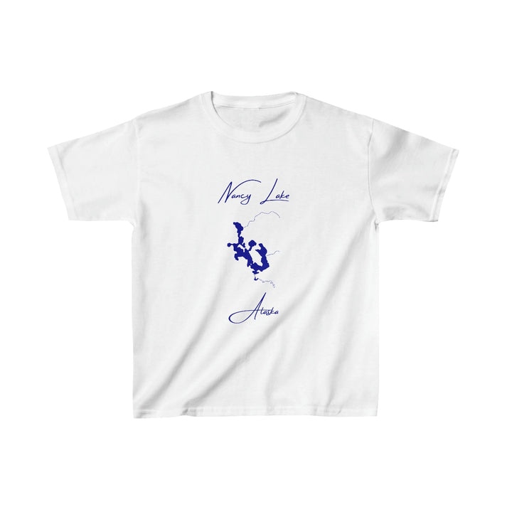 Alaska  Nancy  Lake  Youth  T-shirt  front  position  view  from  front  white.webp