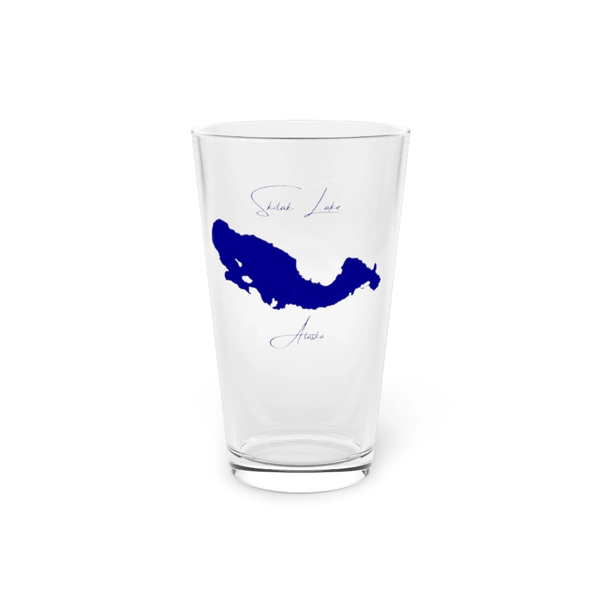 Alaska  Skilak  Lake  16oz  Pint  Glass  front  position  view  from  front  16oz.webp