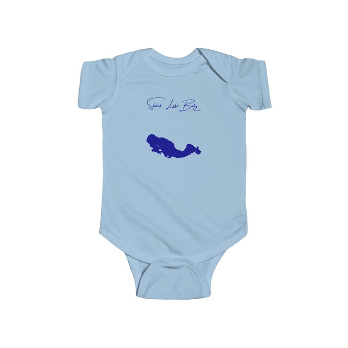 Alaska  Skilak  Lake  Onesie  front  position  view  from  front  light  blue.webp