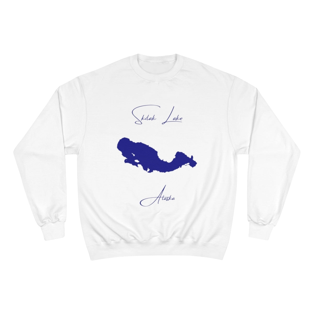 Alaska  Skilak  Lake  Sweatshirt  front  position  view  from  front  white.webp