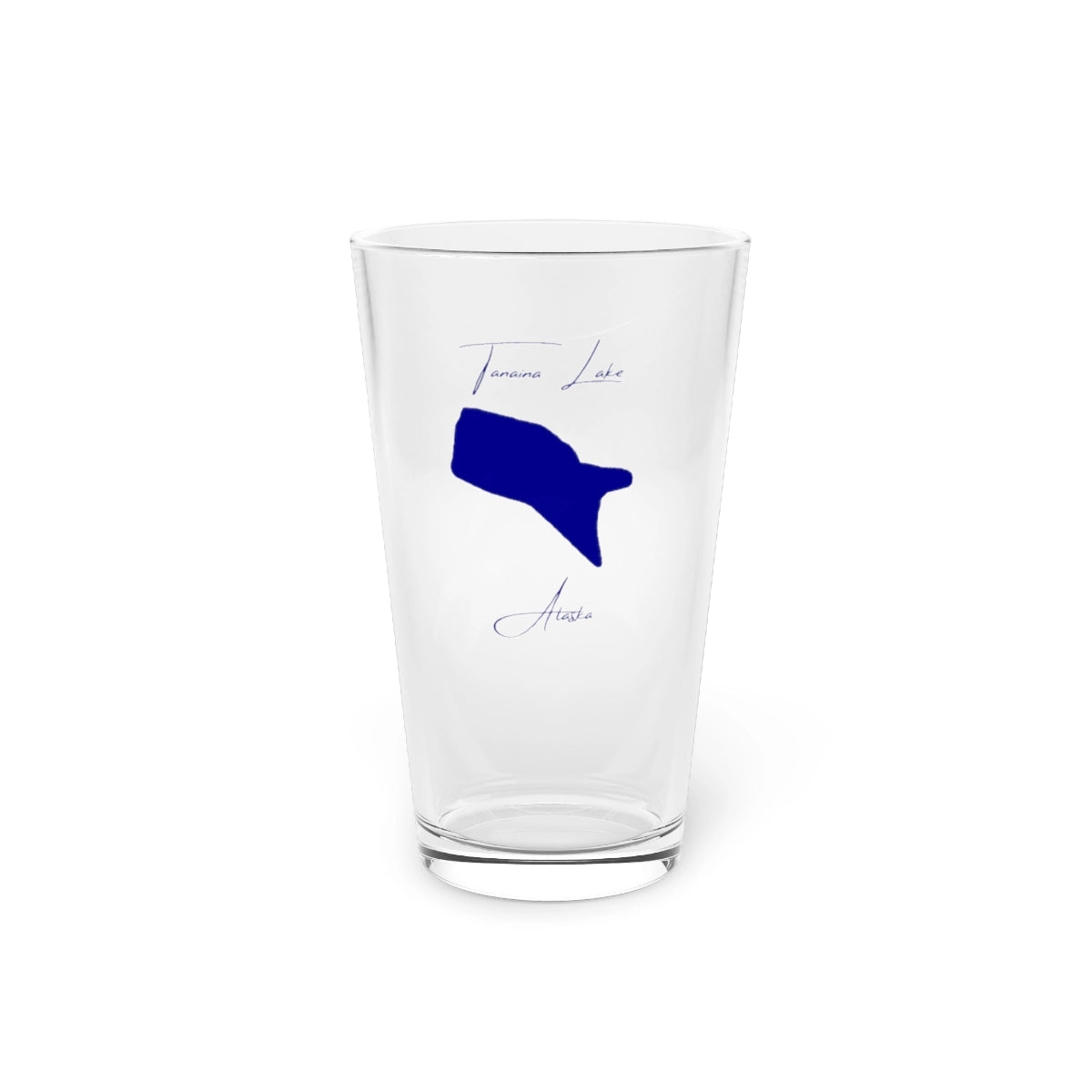 Alaska  Tanaina  Lake  16oz  Pint  Glass  front  position  view  from  front  16oz.webp