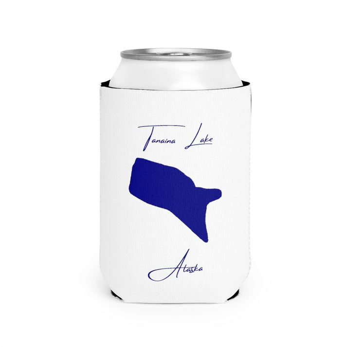 Alaska  Tanaina  Lake  Can  Koozie  front  position  view  from  front-2  white.webp
