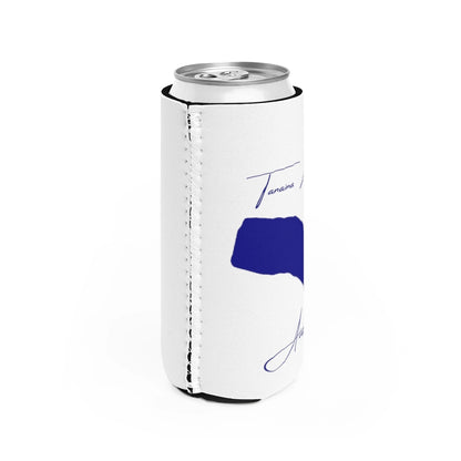 Alaska  Tanaina  Lake  Slim  Can  Koozie  all  position  view  from  right  white.webp