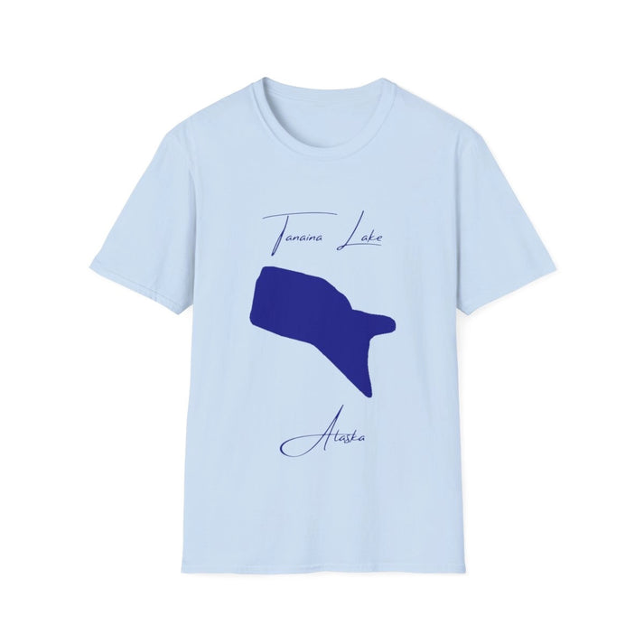 Alaska  Tanaina  Lake  T-shirt  front  position  view  from  front  light  blue.webp