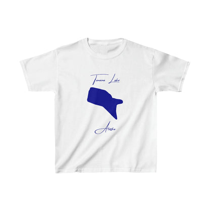 Alaska  Tanaina  Lake  Youth  T-shirt  front  position  view  from  front  white.webp