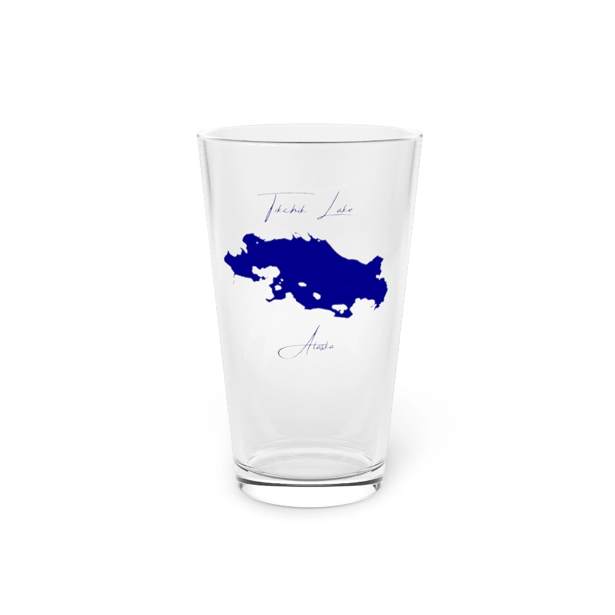 Alaska  Tikchik  Lake  16oz  Pint  Glass  front  position  view  from  front  16oz.webp