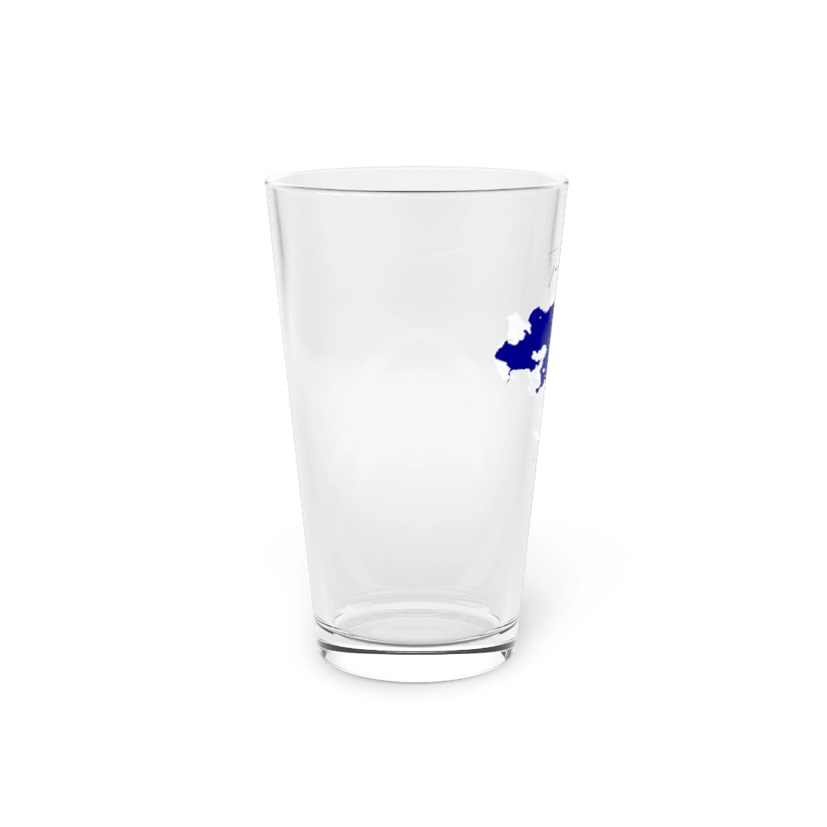 Alaska  Tikchik  Lake  16oz  Pint  Glass  front  position  view  from  left  16oz.webp