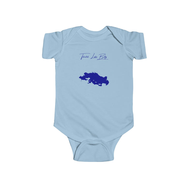 Alaska  Tikchik  Lake  Onesie  front  position  view  from  front  light  blue.webp