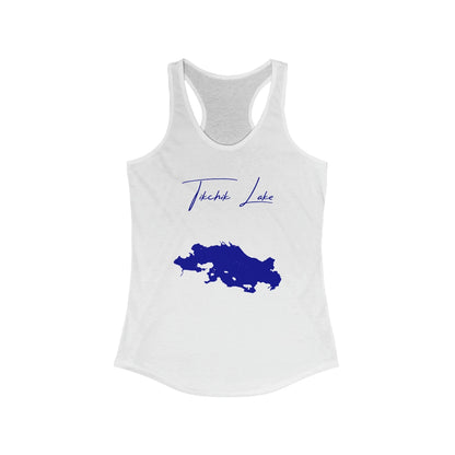 Alaska  Tikchik  Lake  Racerback-Tank  front  position  view  from  front  solid  white.webp