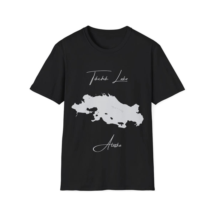 Alaska  Tikchik  Lake  T-shirt  front  position  view  from  front  black.webp