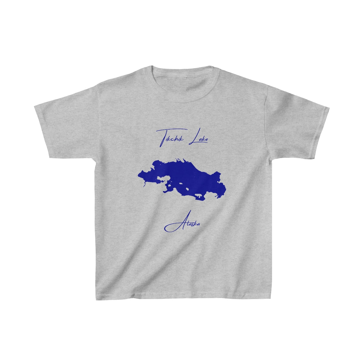 Alaska  Tikchik  Lake  Youth  T-shirt  front  position  view  from  front  sport  grey.webp