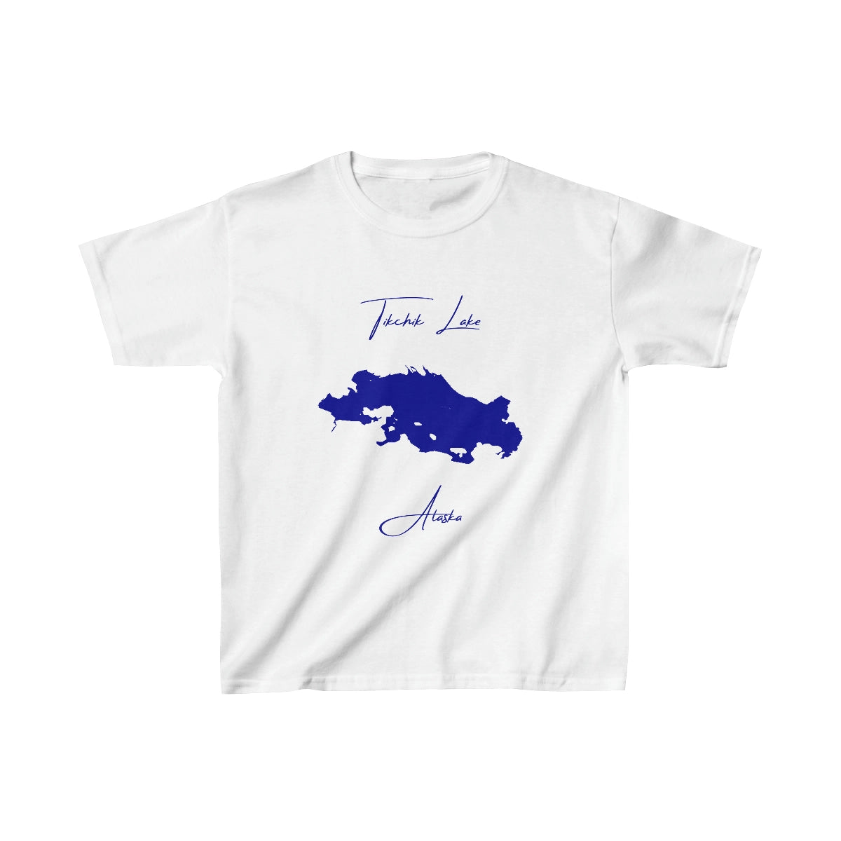 Alaska  Tikchik  Lake  Youth  T-shirt  front  position  view  from  front  white.webp