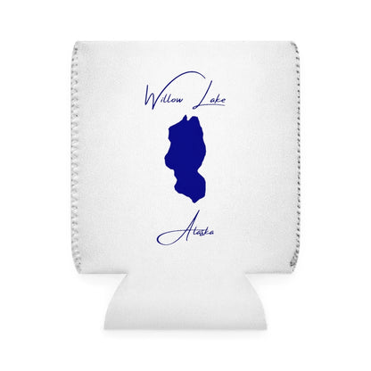 Alaska  Willow  Lake  Can  Koozie  front  position  view  from  front-1  white.webp