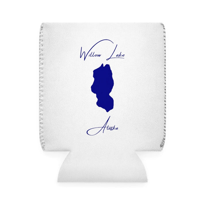 Alaska  Willow  Lake  Can  Koozie  front  position  view  from  front-1  white.webp