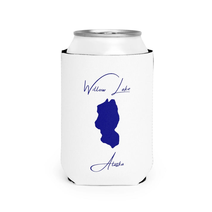 Alaska  Willow  Lake  Can  Koozie  front  position  view  from  front-2  white.webp