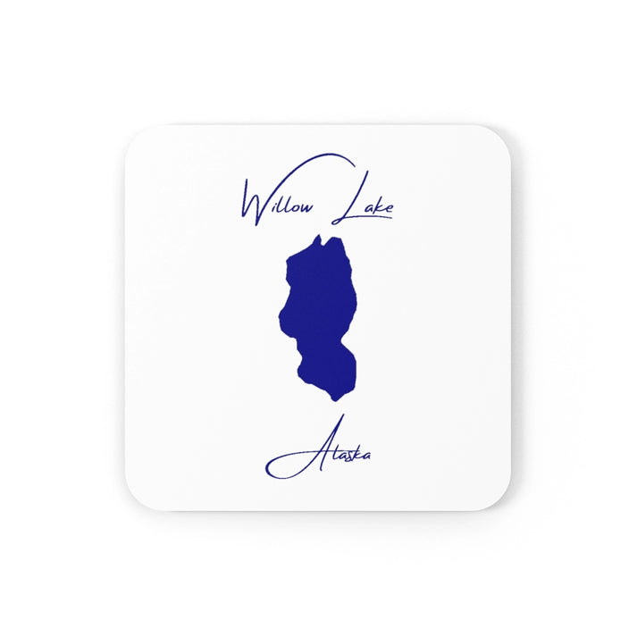 Alaska  Willow  Lake  Coaster  Set  front  position  view  from  front  3.75  x  3.75.webp