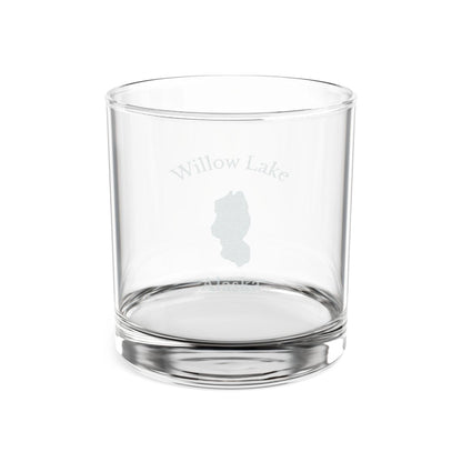 Alaska  Willow  Lake  Engraved  Whiskey  Glass  other  position  view  from  front  10.5oz.webp