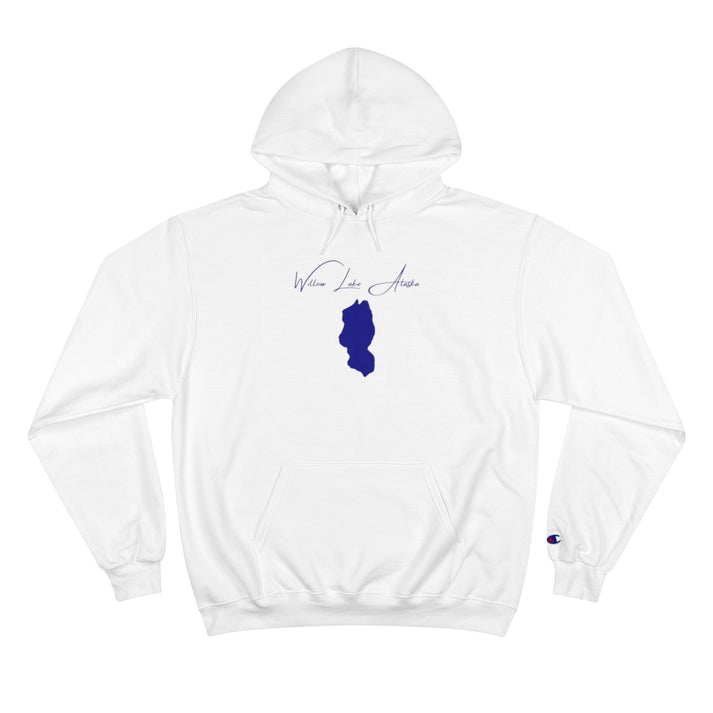 Alaska  Willow  Lake  Hoodie  front  position  view  from  front  white.webp