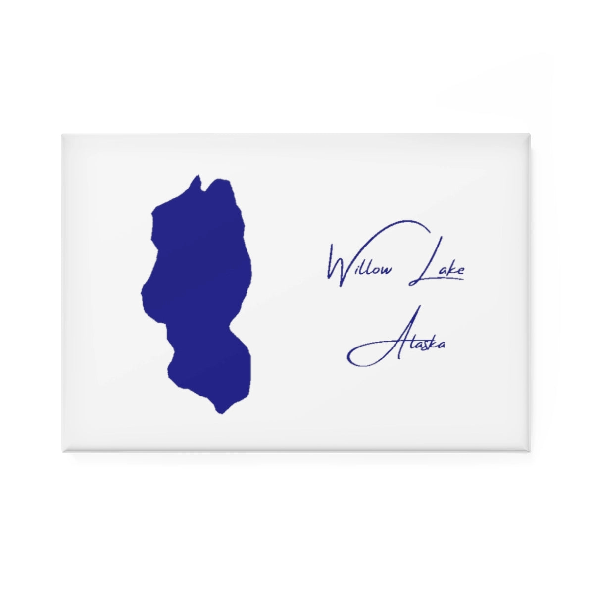 Alaska  Willow  Lake  Magnet  front  position  view  from  front  2  x  3.webp