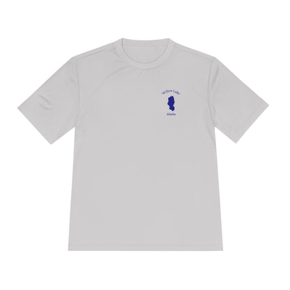 Alaska  Willow  Lake  Moisture  Wicking  Tee  front  position  view  from  front  silver.webp