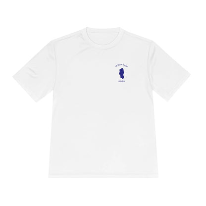 Alaska  Willow  Lake  Moisture  Wicking  Tee  front  position  view  from  front  white.webp
