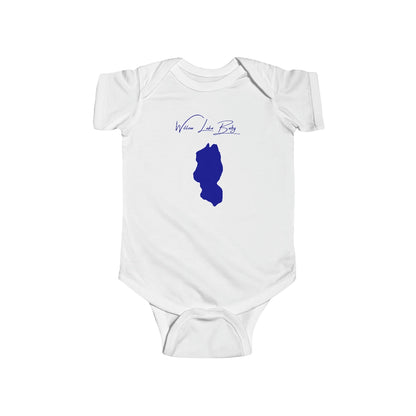 Alaska  Willow  Lake  Onesie  front  position  view  from  front  white.webp
