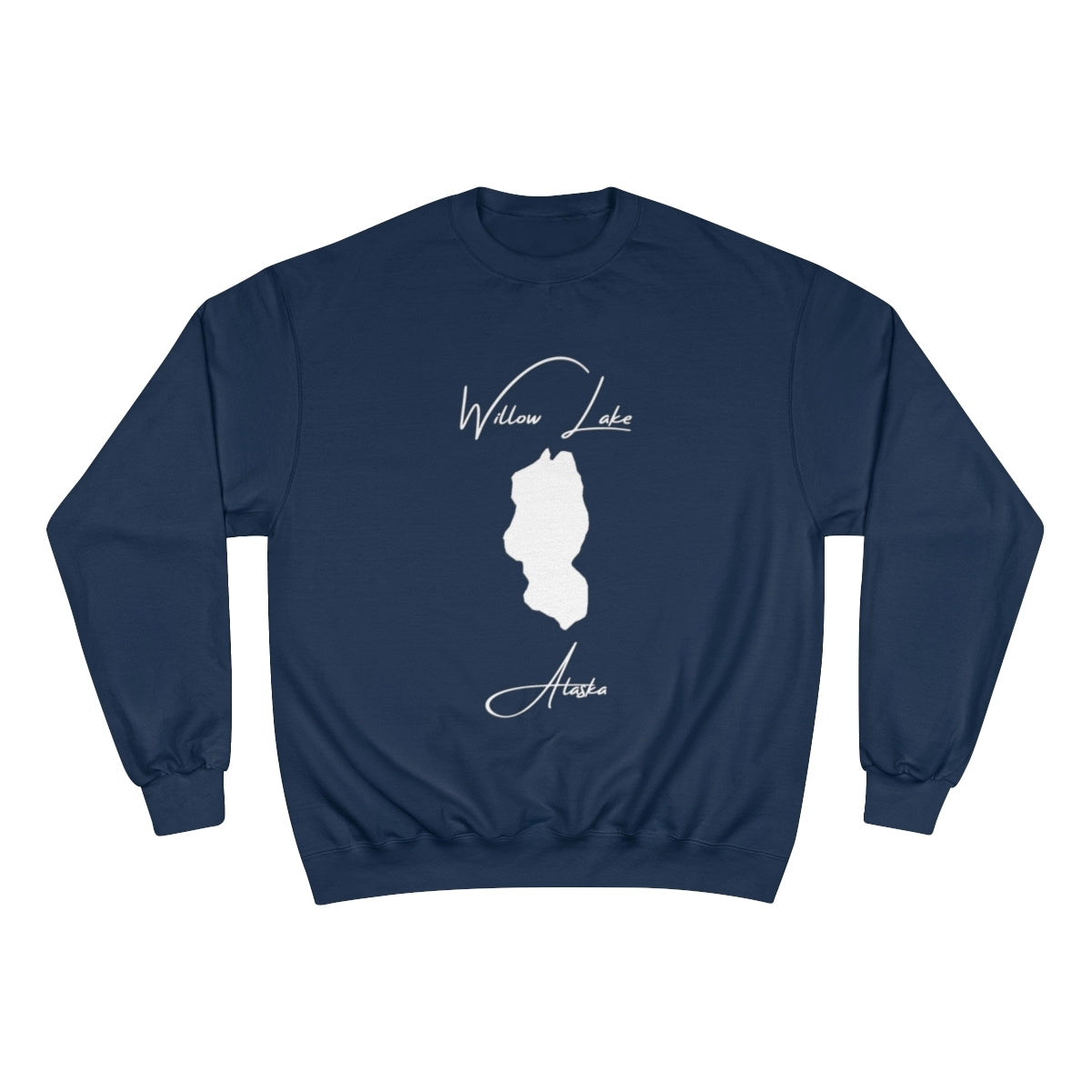 Alaska  Willow  Lake  Sweatshirt  front  position  view  from  front  navy.webp