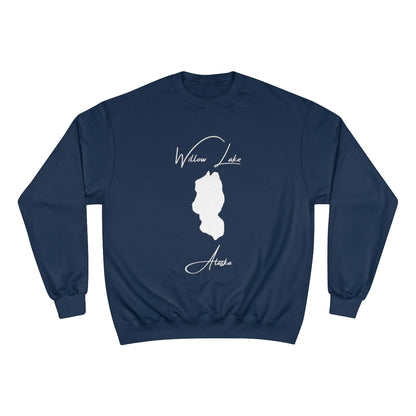 Alaska  Willow  Lake  Sweatshirt  front  position  view  from  front  navy.webp