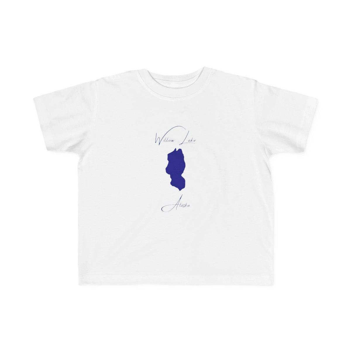 Alaska  Willow  Lake  Toddler  T-shirt  front  position  view  from  front  white.webp