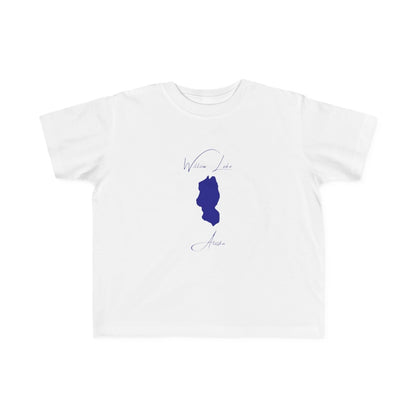 Alaska  Willow  Lake  Toddler  T-shirt  front  position  view  from  front  white.webp
