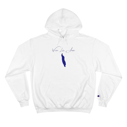 Alaska  Wonder  Lake  Hoodie  front  position  view  from  front  white.webp