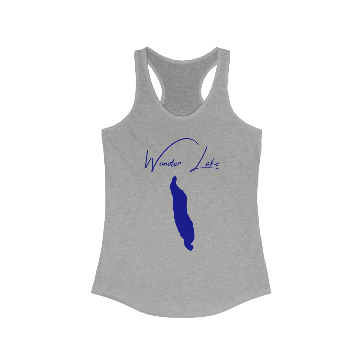 Alaska  Wonder  Lake  Racerback-Tank  front  position  view  from  front  heather  grey.webp