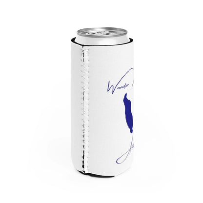 Alaska  Wonder  Lake  Slim  Can  Koozie  all  position  view  from  right  white.webp