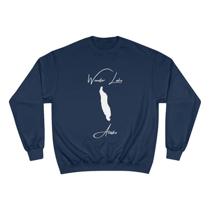 Alaska  Wonder  Lake  Sweatshirt  front  position  view  from  front  navy.webp