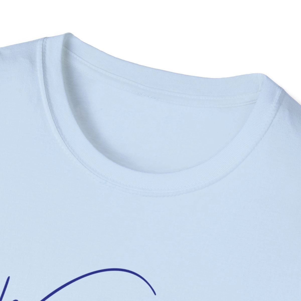 Alaska  Wonder  Lake  T-shirt  other  position  view  from  front-collar-closeup  light  blue.webp