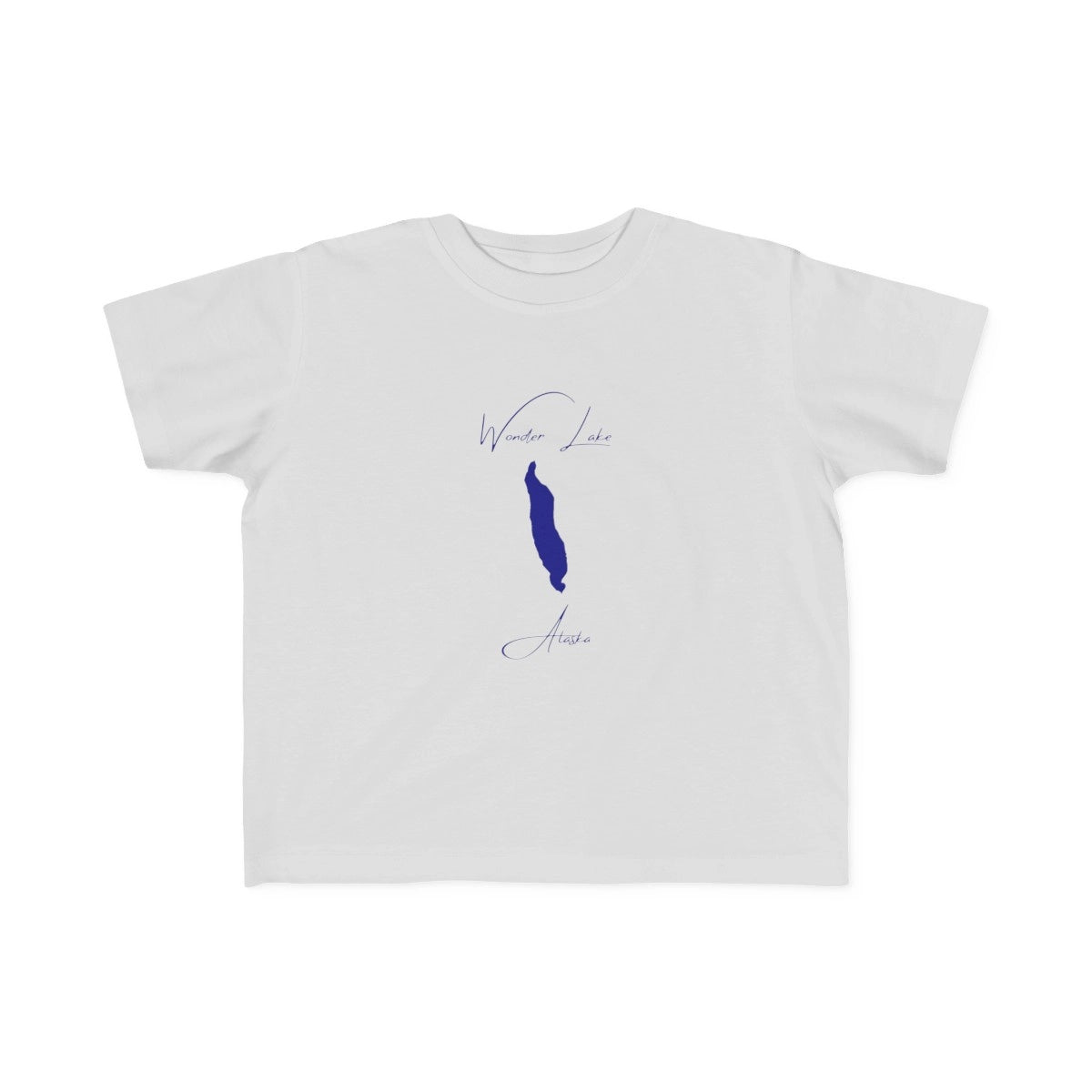 Alaska  Wonder  Lake  Toddler  T-shirt  front  position  view  from  front  silver.webp