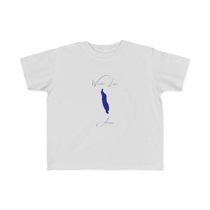 Alaska  Wonder  Lake  Toddler  T-shirt  front  position  view  from  front  silver.webp