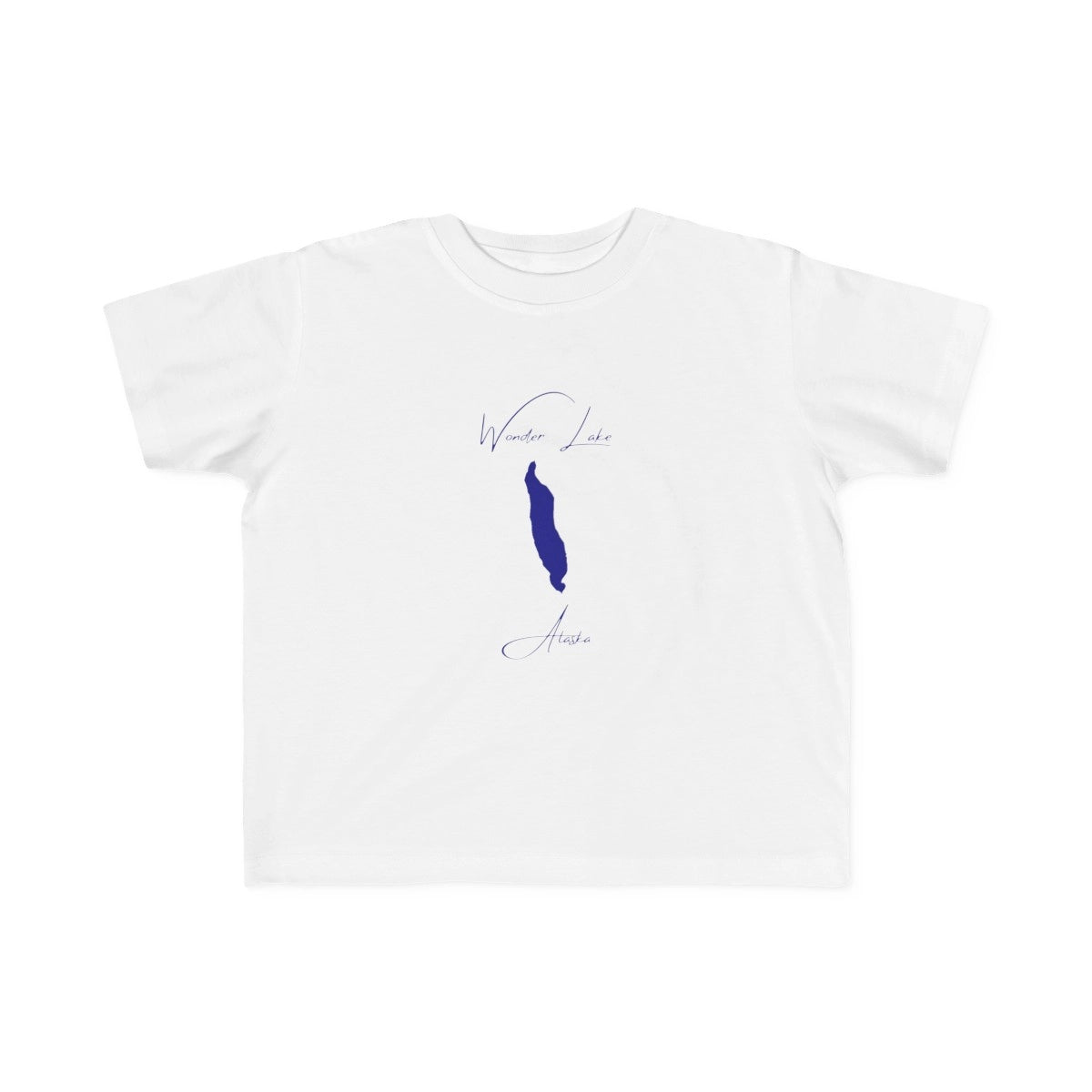 Alaska  Wonder  Lake  Toddler  T-shirt  front  position  view  from  front  white.webp