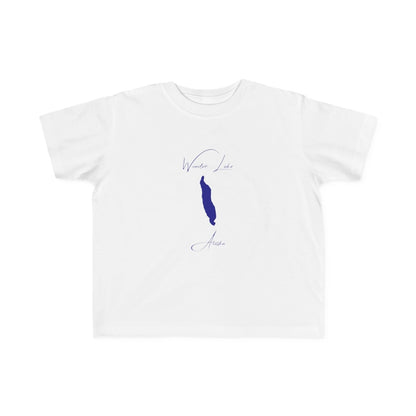 Alaska  Wonder  Lake  Toddler  T-shirt  front  position  view  from  front  white.webp
