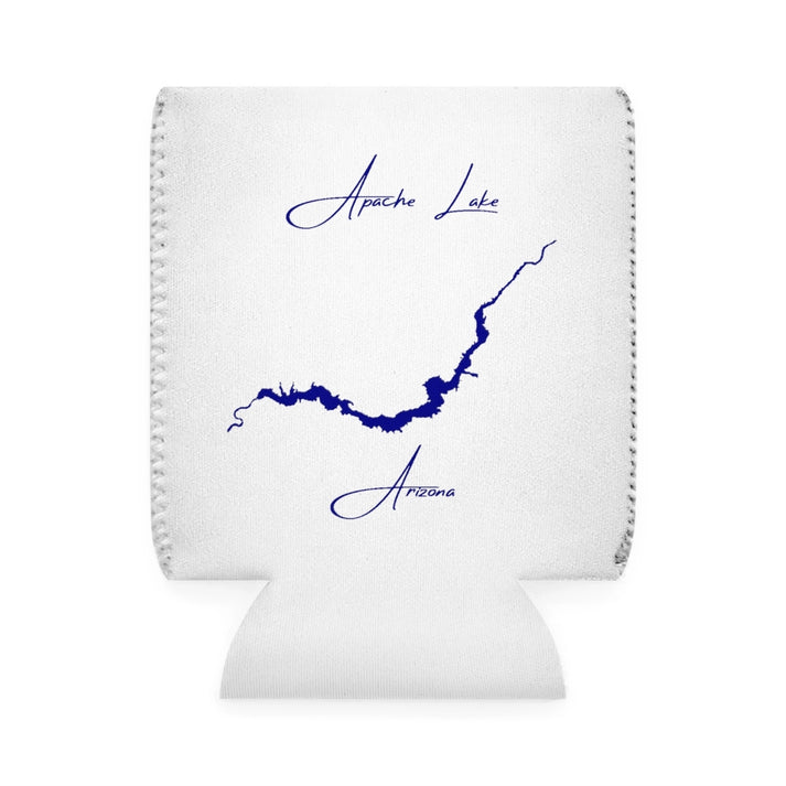 Arizona  Apache  Lake  Can  Koozie  front  position  view  from  front-1  white.webp
