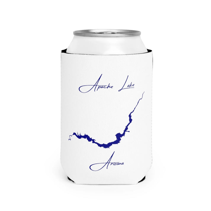 Arizona  Apache  Lake  Can  Koozie  front  position  view  from  front-2  white.webp