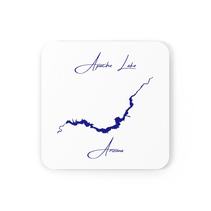 Arizona  Apache  Lake  Coaster  Set  front  position  view  from  front  3.75  x  3.75.webp