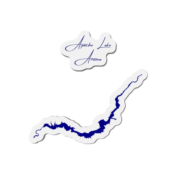 Arizona  Apache  Lake  Die  Cut  Magnet  front  position  view  from  front  4  x  4.webp