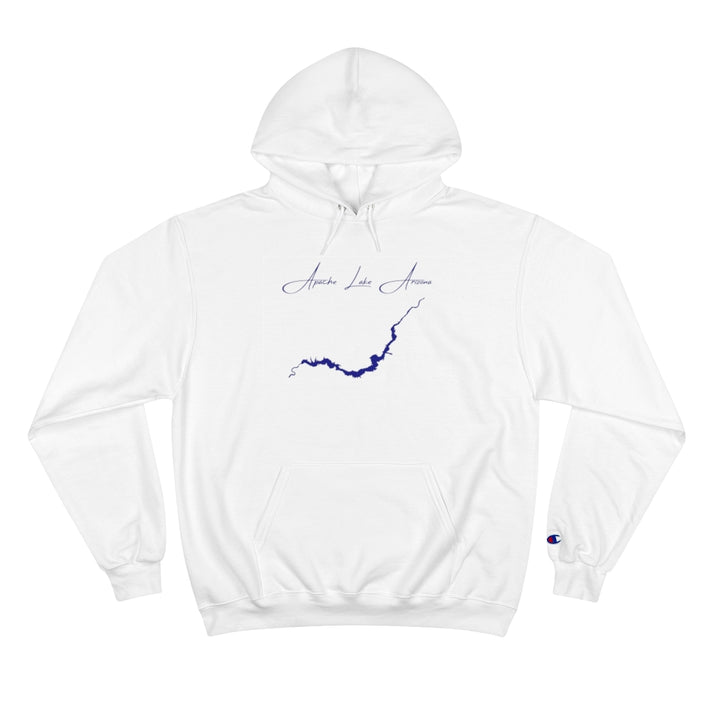 Arizona  Apache  Lake  Hoodie  front  position  view  from  front  white.webp