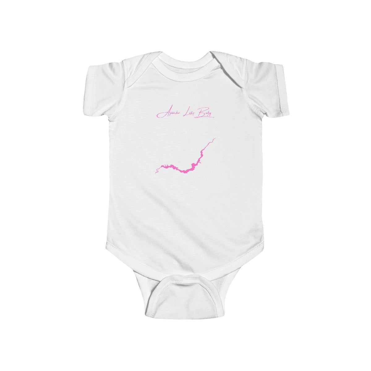 Arizona  Apache  Lake  Onesie  front  position  view  from  front  white.webp